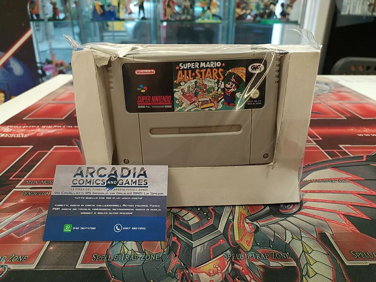 Super Mario All Stars GIG Super Nintendo SNES Con manuale Senza Custodia Loose.